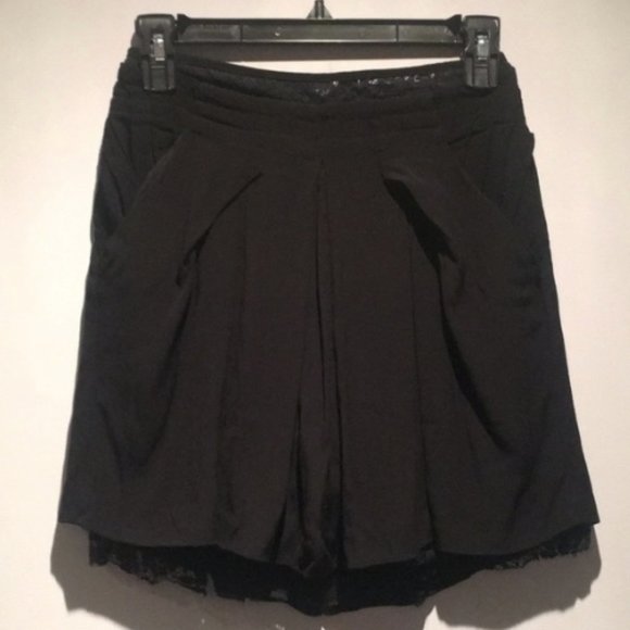 The Kooples - black+blue lace mini skirt, size S - Picture 1 of 7